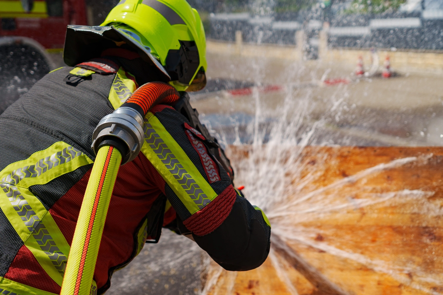 BSD Ulm Brandschutz Dienstleistungen - Schwarz-weiß Nahaufnahme eines Drill-X