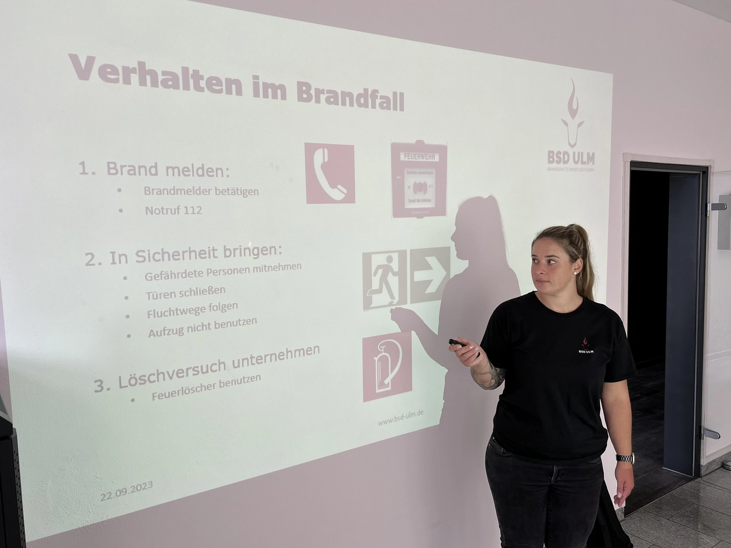BSD Ulm Brandschutz Dienstleistungen - Brandschutzschulung
